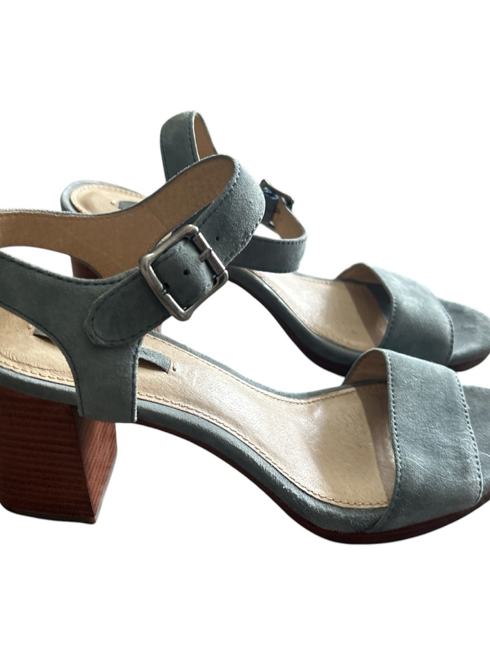 The Frye Company Women's Suede Block Heel Sandals - Picture 4 of 10